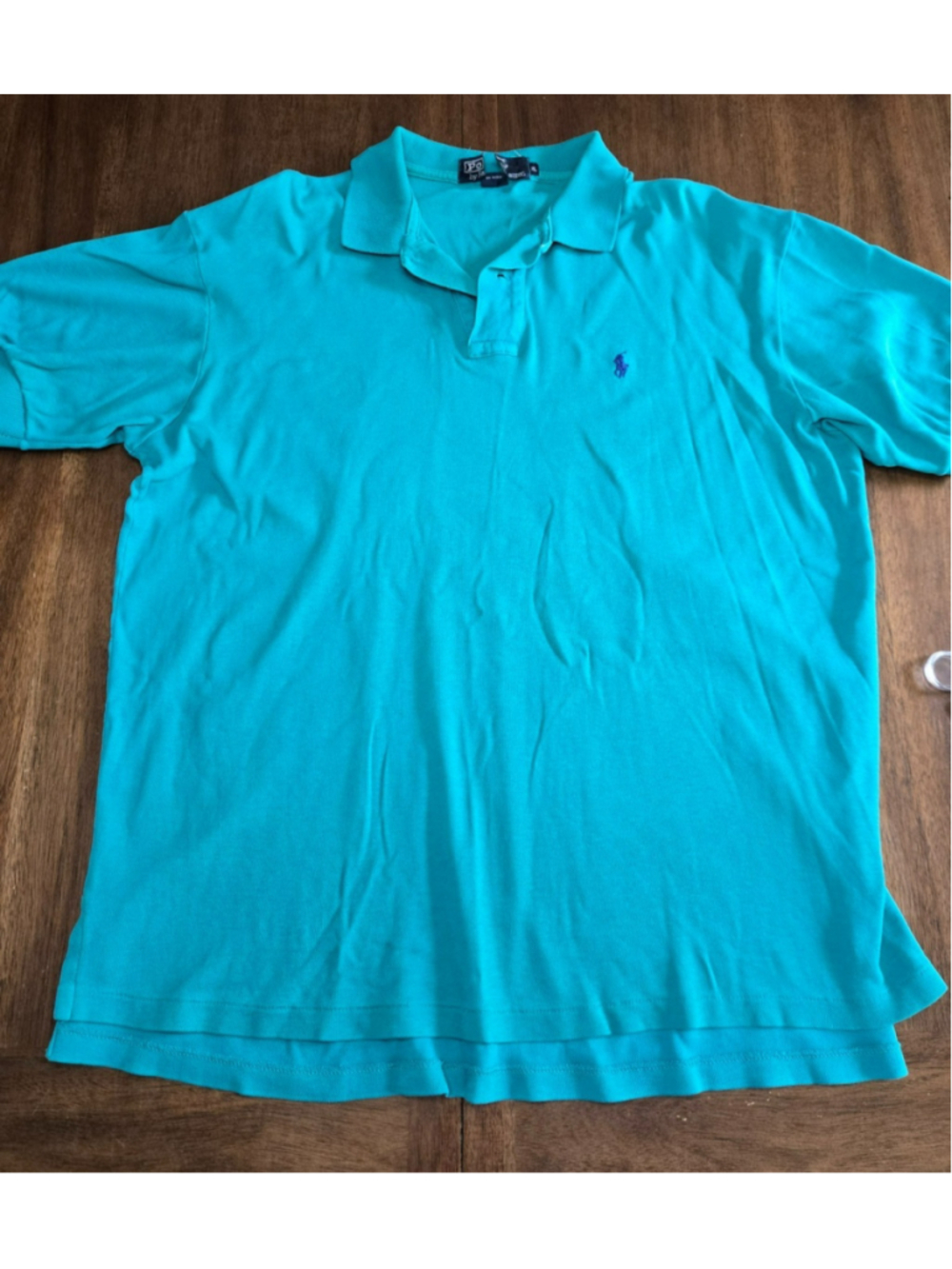 Polo Ralph Lauren Men’s XL Teal Cotton Polo Shirt Short Sleeve Classic Pony Logo
